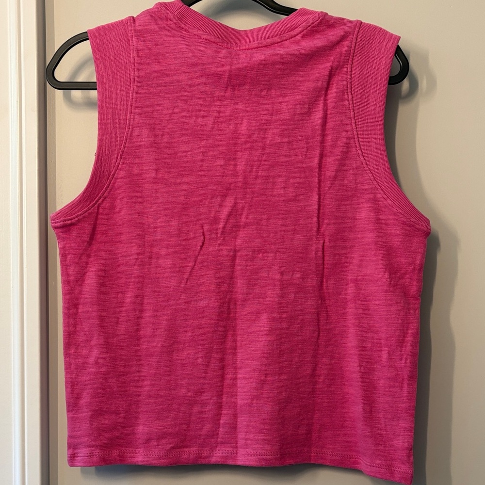 NWT Faherty Sunwashed Slub Muscle Tank - Picture 3 of 3